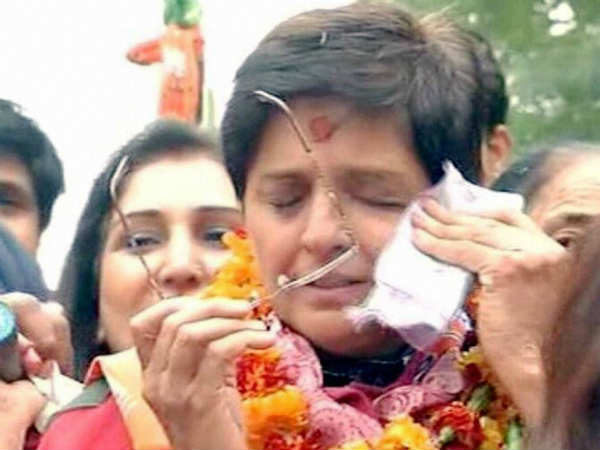 Kiran Bedi Crying