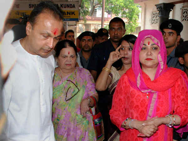 अनिल अंबानी-टीना अंबानी