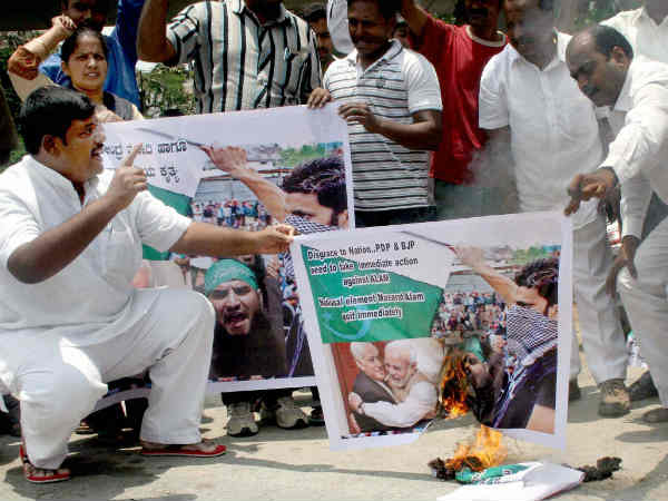 मसरत पर फूटा लोगों का गुस्सा