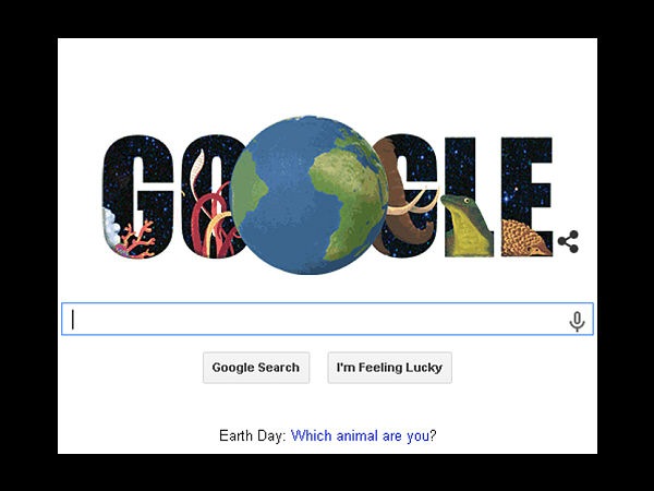 New Google Doodle Celebrates Earth Day 2015 New Google Doodle Celebrates Earth Day 2015