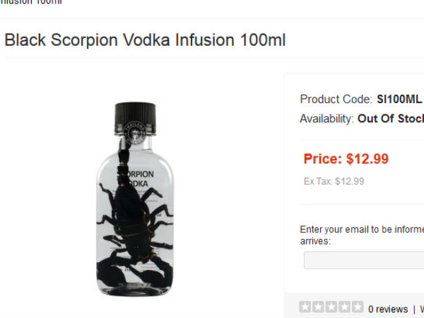 काले बिच्छु की वोदका