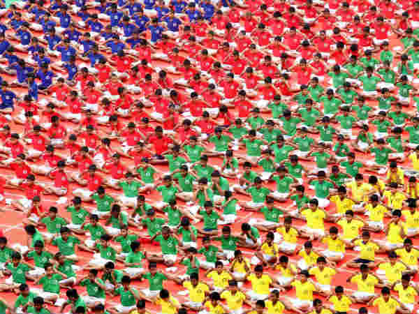 चेन्नई में विश्व योग दिवस की तैयारियां 