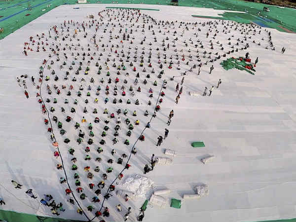 INDIA योग मय हुआ भारत 