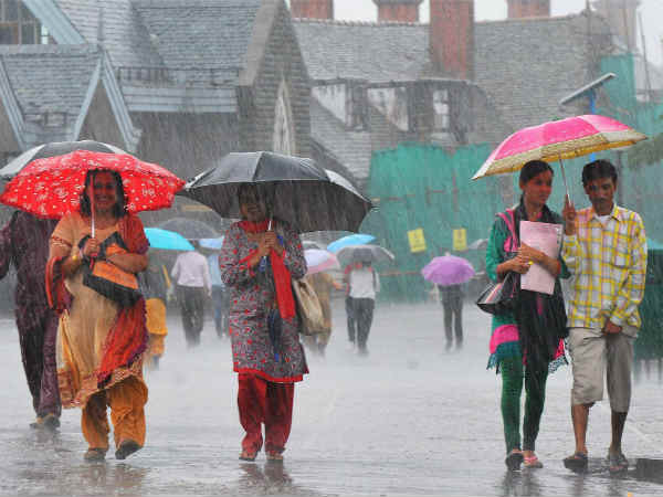 श‍िमला में बारिश 