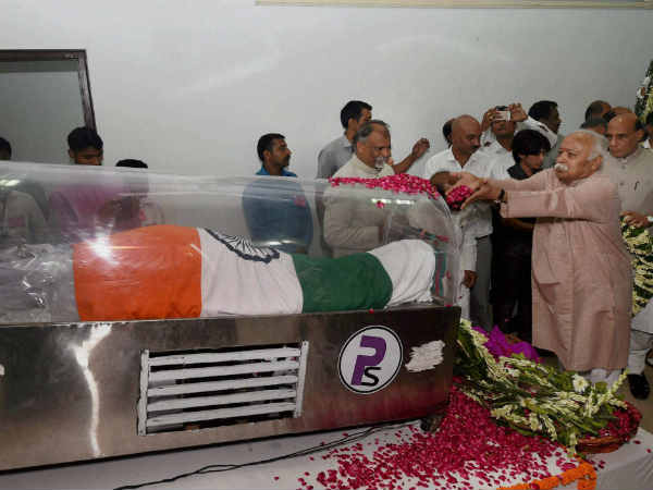 कलाम का पार्थ‍िव शरीर 