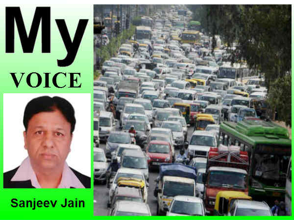 Massive traffic jams cripples life in Delhi, Traffic on Delhi roads are swelling fast Massive traffic jams cripples life in Delhi, Traffic on Delhi roads are swelling fast