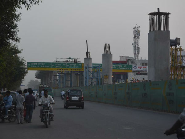 एयरपोर्ट के पास पूरा हुआ काम