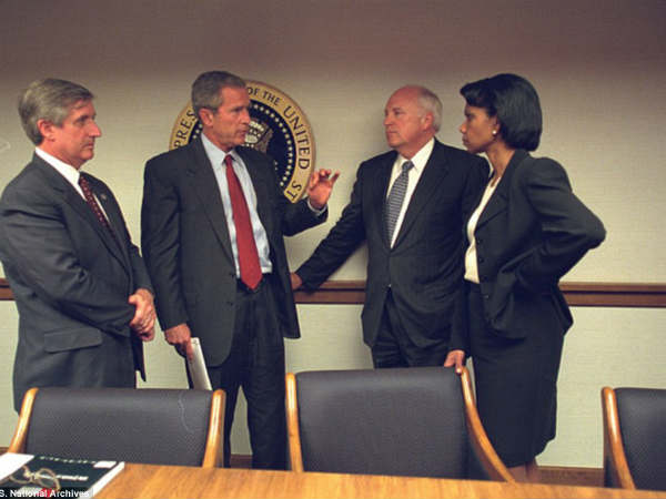 बुश ने दिया राष्‍ट्र केे नाम संदेश 