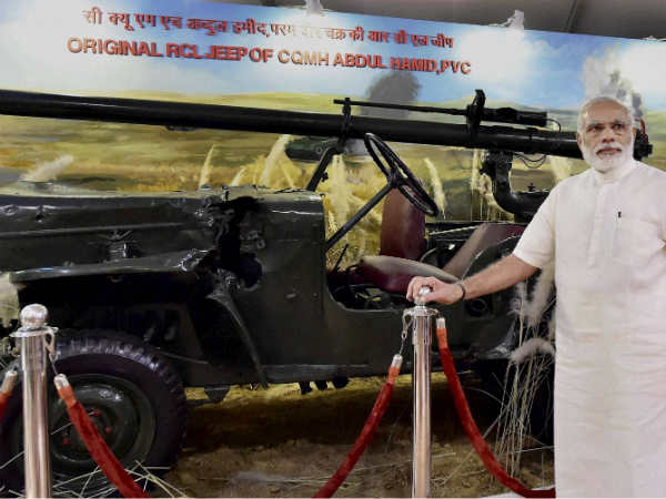 परमवीर चक्र विजेता अब्‍दुल हमीद की जीप 