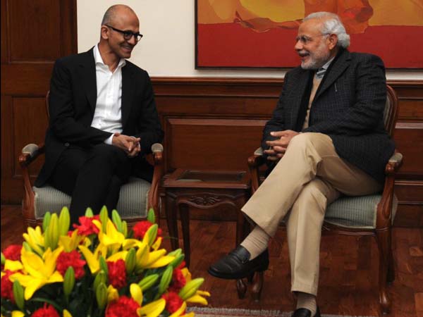 माइक्रोसॉफ्ट के सत्य नाडेला माइक्रोसॉफ्ट के सत्य नाडेला