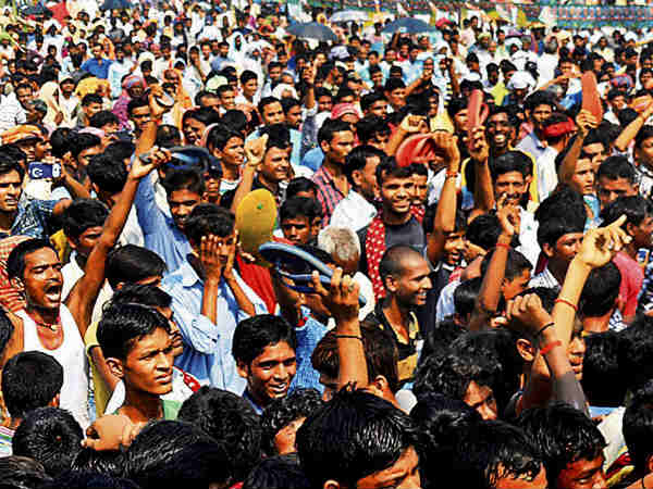Nitish Kumar election rally