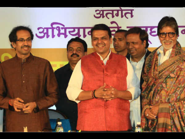 अमिताभ बच्चन-देवेंद्र फड़नवीस