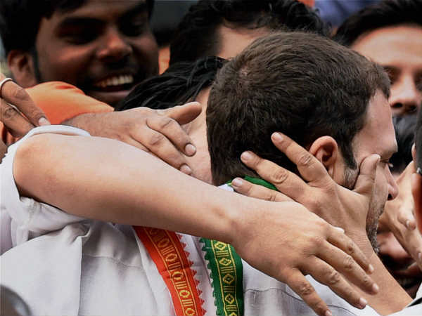 राहुल गांधी की खुशी 