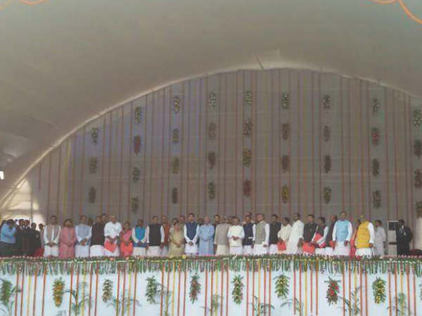 देश भर से अाये नेता 