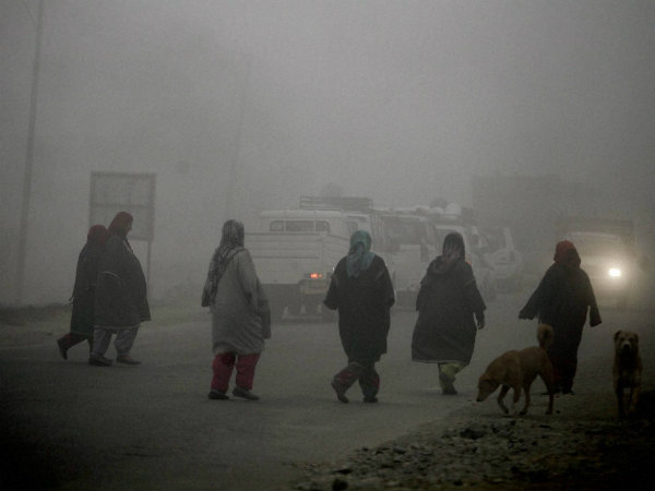 घना कोहरा