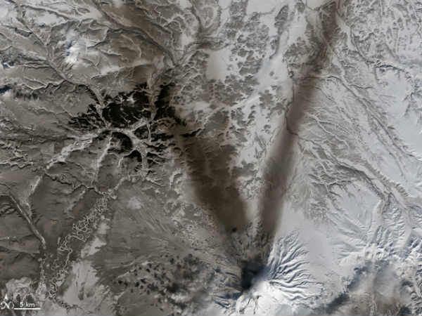 V for volcanic ash
