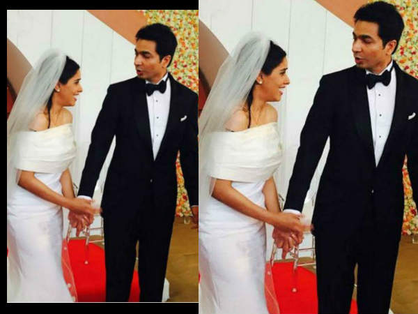  #Asin and @rahulsharma together after their wedding ceremony
