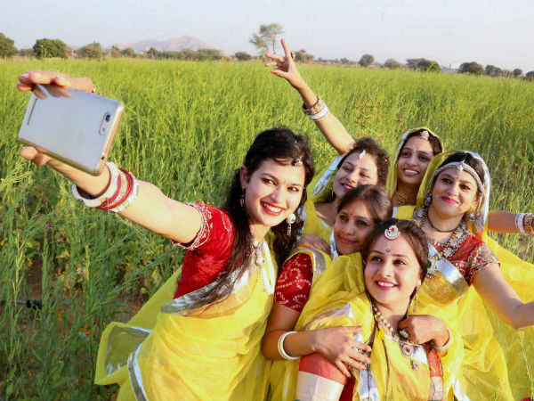 राजस्थान में सेल्फी