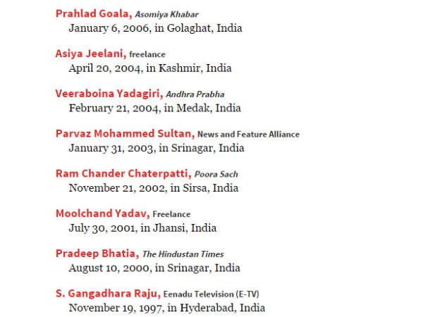 पत्रकारों की गोलाबंदी