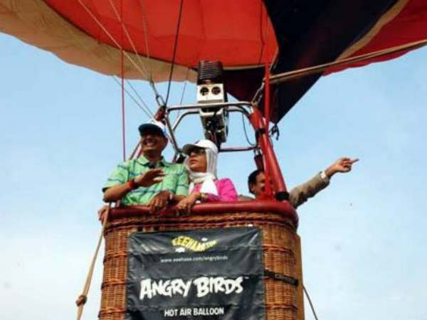 हॉट बैलून की सवारी