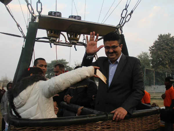 Lucknow celebrates its first Tourism days with hot air balloon