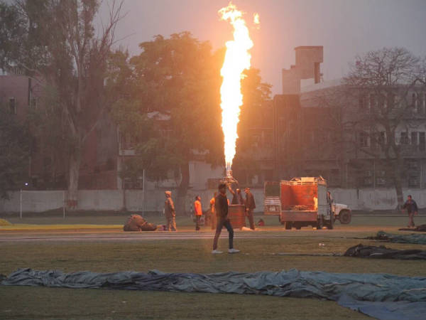 Lucknow celebrates its first Tourism days with hot air balloon