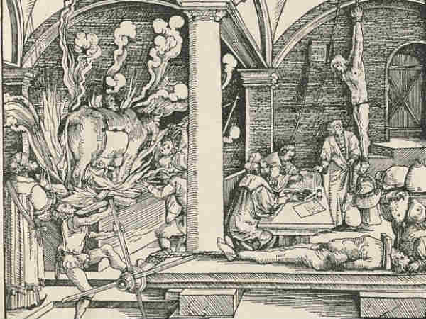 तारकोल, गर्म तेल डाल कर जलाना 