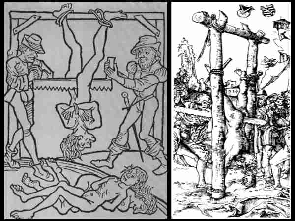 आरी से काट कर अलग