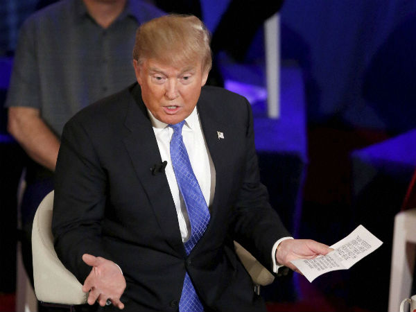 डोनाल्ड ट्रंप का समर्थन 