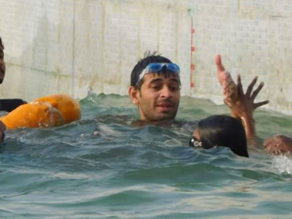 Bihar: Health Minister Tej Pratap Yadav was enjoying in water park Bihar: Health Minister Tej Pratap Yadav was enjoying in water park