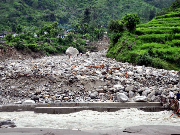 Uttarakhand: Gangotri Highway closed near Helgugad due to heavy rains Uttarakhand: Gangotri Highway closed near Helgugad due to heavy rains