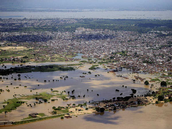 इलाहाबाद की हवाई तस्वीर