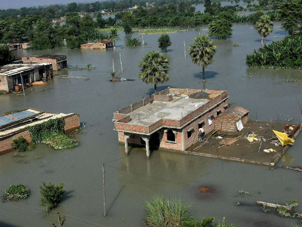 बाढ़ से प्रभावित 
