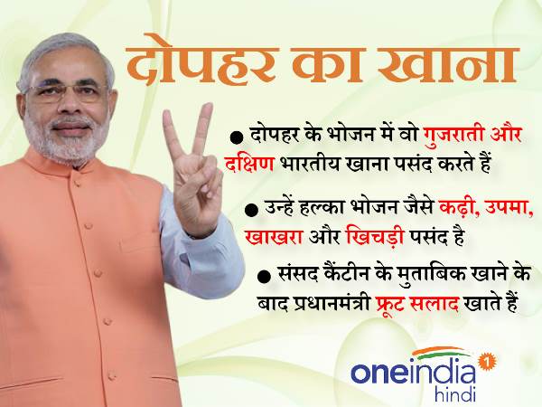 खाने के बेहद शौकीन हैं पीएम मोदी