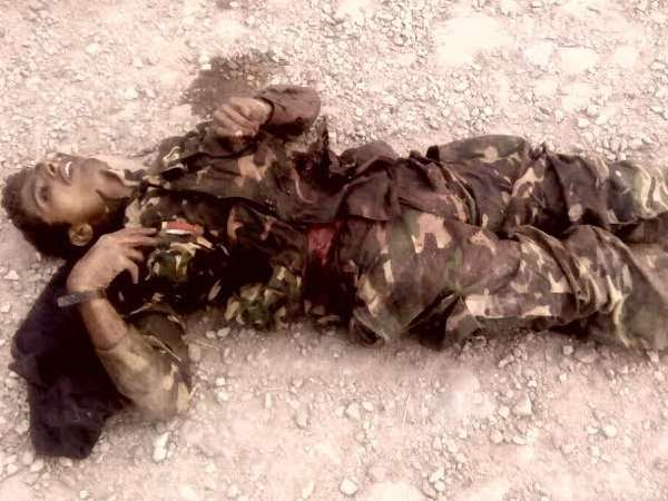 हमलावर आतंकी जिसे सेना के जवानों ने मार गिराया