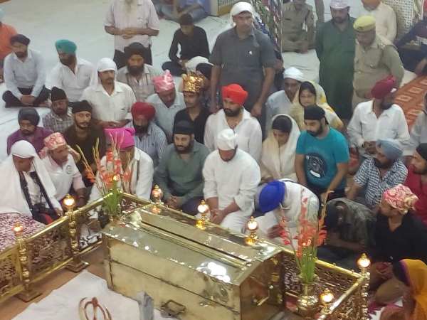 याहियागंज स्थित गुरुद्वारे में कांग्रेस उपाध्यक्ष