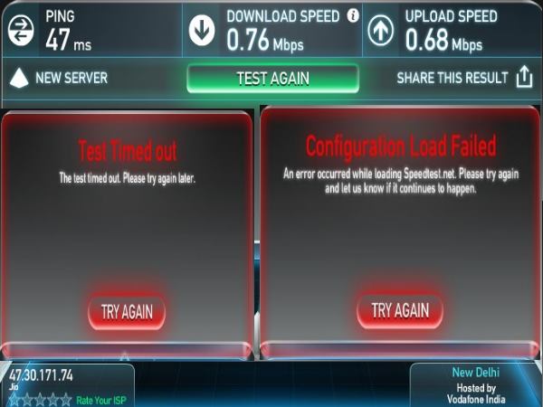 50 एमबीपीएस थी लॉन्चिंग से पहले जियो की स्पीड