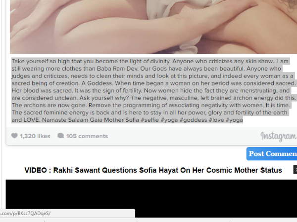 I am still wearing more clothes than Baba Ram Dev said Sofia Hayat