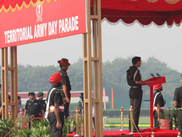 Territorial Army Celebrating