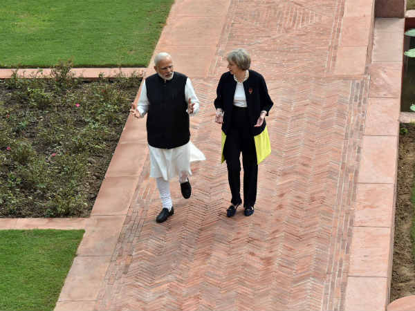 पीएम मोदी ने किया मे का धन्‍यवाद