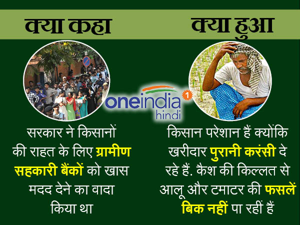 नोटबंदी का किसानों पर पड़ा बहुत बुरा असर
