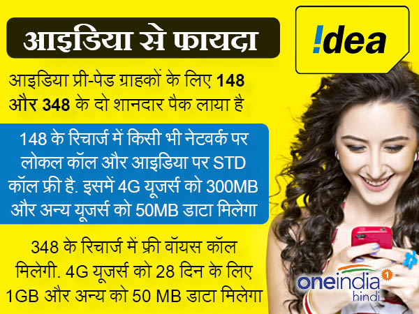 आइडिया भी पीछे नहीं, ये हैं प्लान