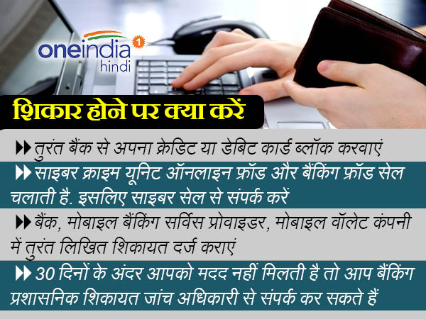 बैंकिंग फ्रॉड का शिकार होने पर क्या करें-