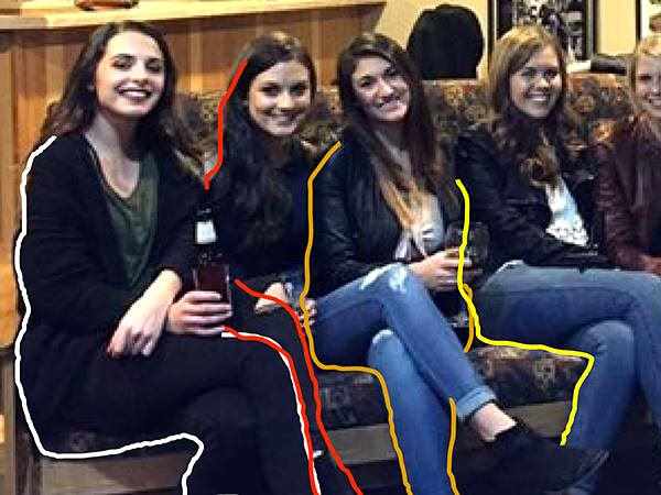 girls picture viral 6 लड़कियों की इस तस्वीर को देखकर चकरा जाएगा आपका सिर