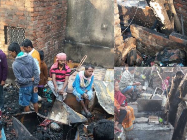 fire in slum fire in slum