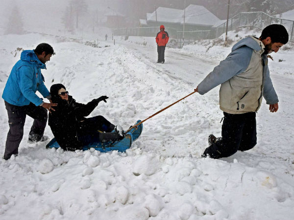 तापमान में गिरावट 