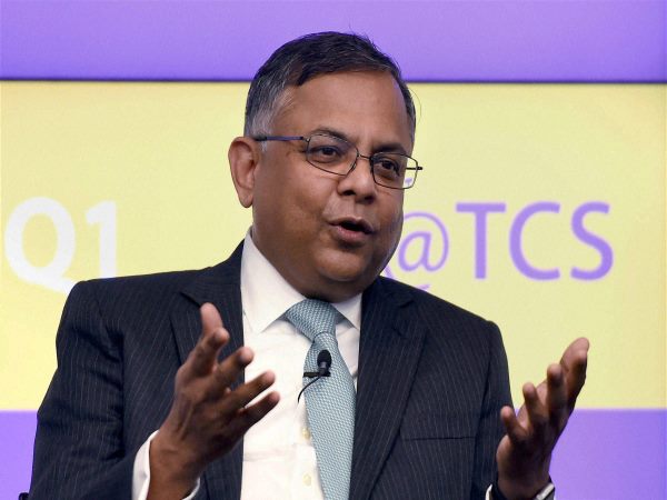 जब TCS के चेयरमैन थे चंद्रशेखरन जब TCS के चेयरमैन थे चंद्रशेखरन