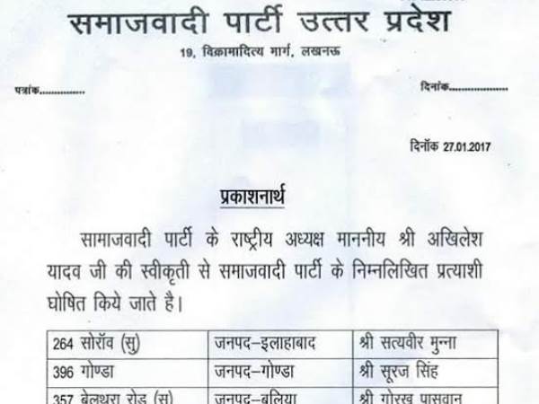 कांग्रेस की सीट पर भी सपा ने दिखाई अपनी ताकत