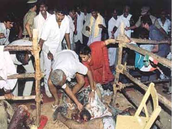 21 मई, 1991 को हुई राजीव गांधी की हत्‍या