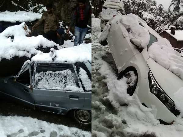 snow5 दिल्ली में बारिश तो पहाड़ों पर हुई भारी बर्फबारी, देखिए शानदार तस्वीरें